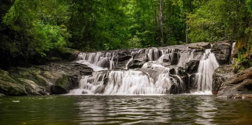 Water's Creek Falls — hiking near Dahlonega Georgia