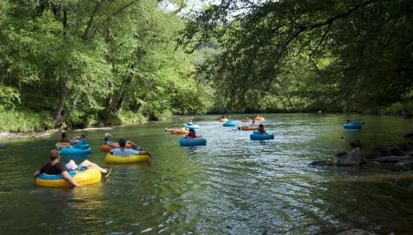 Yahoola Creek Tubing (Appalachian Outfitters) — hiking near Dahlonega Georgia